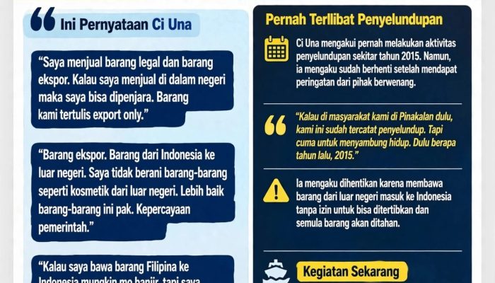 Ci Una Bantah Bisnis Rokoknya Ilegal, Klaim Barang Diekspor ke Filipina
